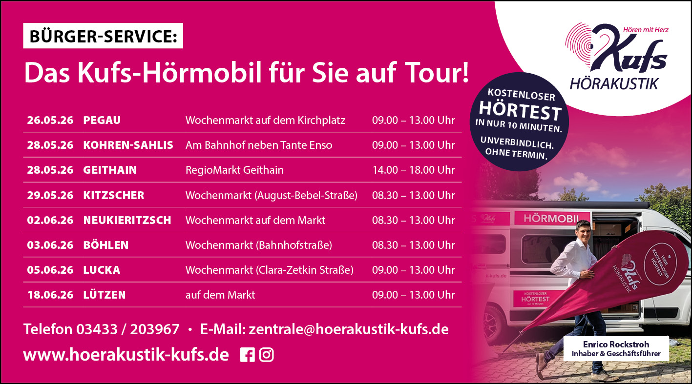 Kufs Hoermobiltour 2026