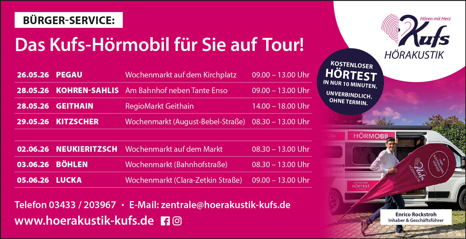 kufs hoermobiltour 2026 daten